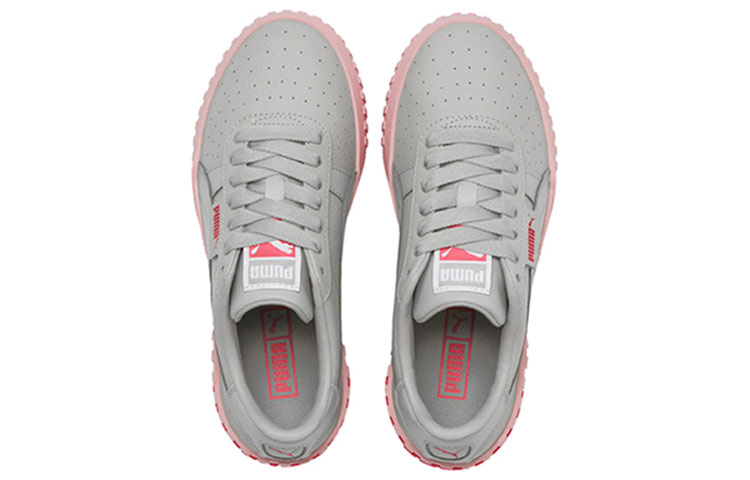 Shop (W) 푸마 캘리 '그레이 칼립소 코랄' (초등학생용) 370669-04