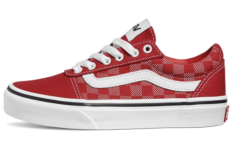 (Women) (Grade School) Vans Ward 'Checker Dot - Red' VN0A38J93RU
