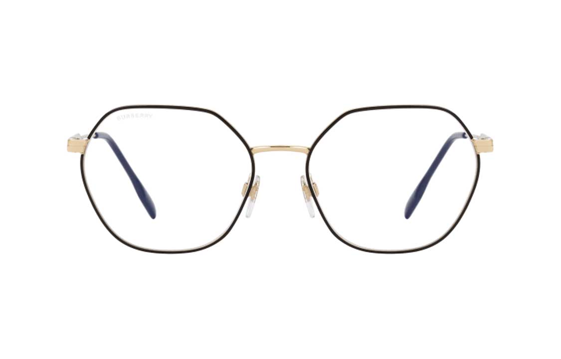 Lookbook (W) [Resep Tersedia] Burberry Frame Kacamata Geometris Hitam Alloy BE13501326