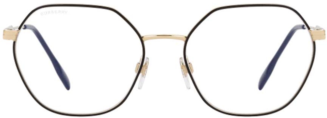 (W) 【可配度數】Burberry 黑色合金幾何光學眼鏡框 BE13501326 Lookbook (W) 【可配度數】Burberry 黑色合金幾何光學眼鏡框 BE13501326