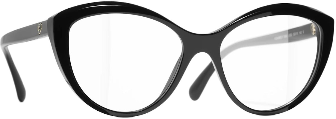 (W) 【Con Receta】 Gafas Ópticas Cat-Eye CHANEL Negro CH3464 blk Lookbook (W) 【Con Receta】 Gafas Ópticas Cat-Eye CHANEL Negro CH3464 blk