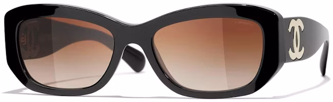Order (W) 【Con Prescripción】 Gafas de Sol CHANEL Mujer Forma Irregular - Negro CH5493C622S5