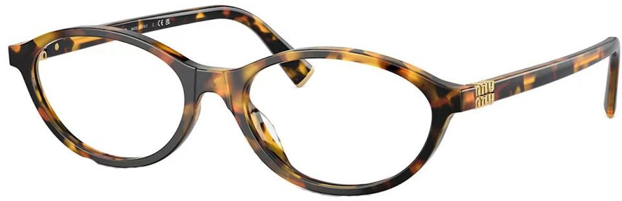 (W) 【度付き対応可】MIU MIU オーバルべっ甲柄メガネフレーム MU09XVF-VAU1O1 Order (W) 【度付き対応可】MIU MIU オーバルべっ甲柄メガネフレーム MU09XVF-VAU1O1