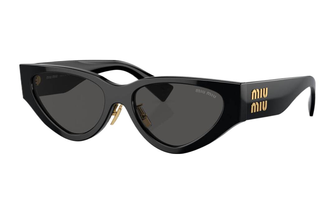 (Women) [Prescription Available] MIU MIU Cat-Eye Sunglasses with Logo -  Black MU03ZS1AB5S0 圖 2