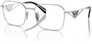 Order (W) 【可配镜片】PRADA 银色光学眼镜 带标志细节 PRA51V1BC1O1