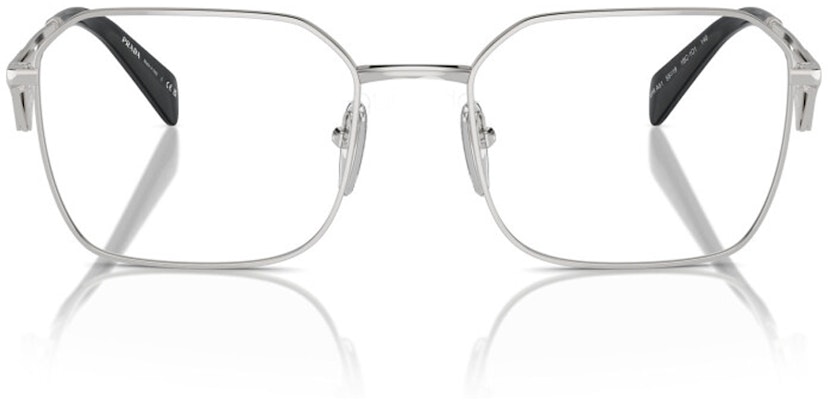 (W) 【可配镜片】PRADA 银色光学眼镜 带标志细节 PRA51V1BC1O1 Lookbook (W) 【可配镜片】PRADA 银色光学眼镜 带标志细节 PRA51V1BC1O1