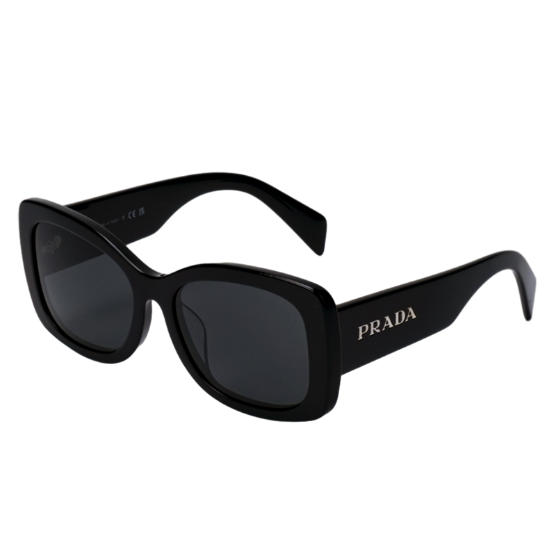 (Women) 【Prescription Available】 PRADA  Stylish Cateye Sunglasses with Logo Detail 0PR-A08SF