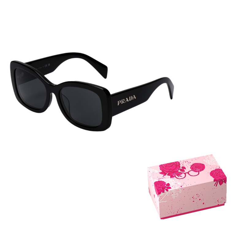 (Women) 【Prescription Available】 PRADA  Stylish Cateye Sunglasses with Logo Detail 0PR-A08SF 圖 5