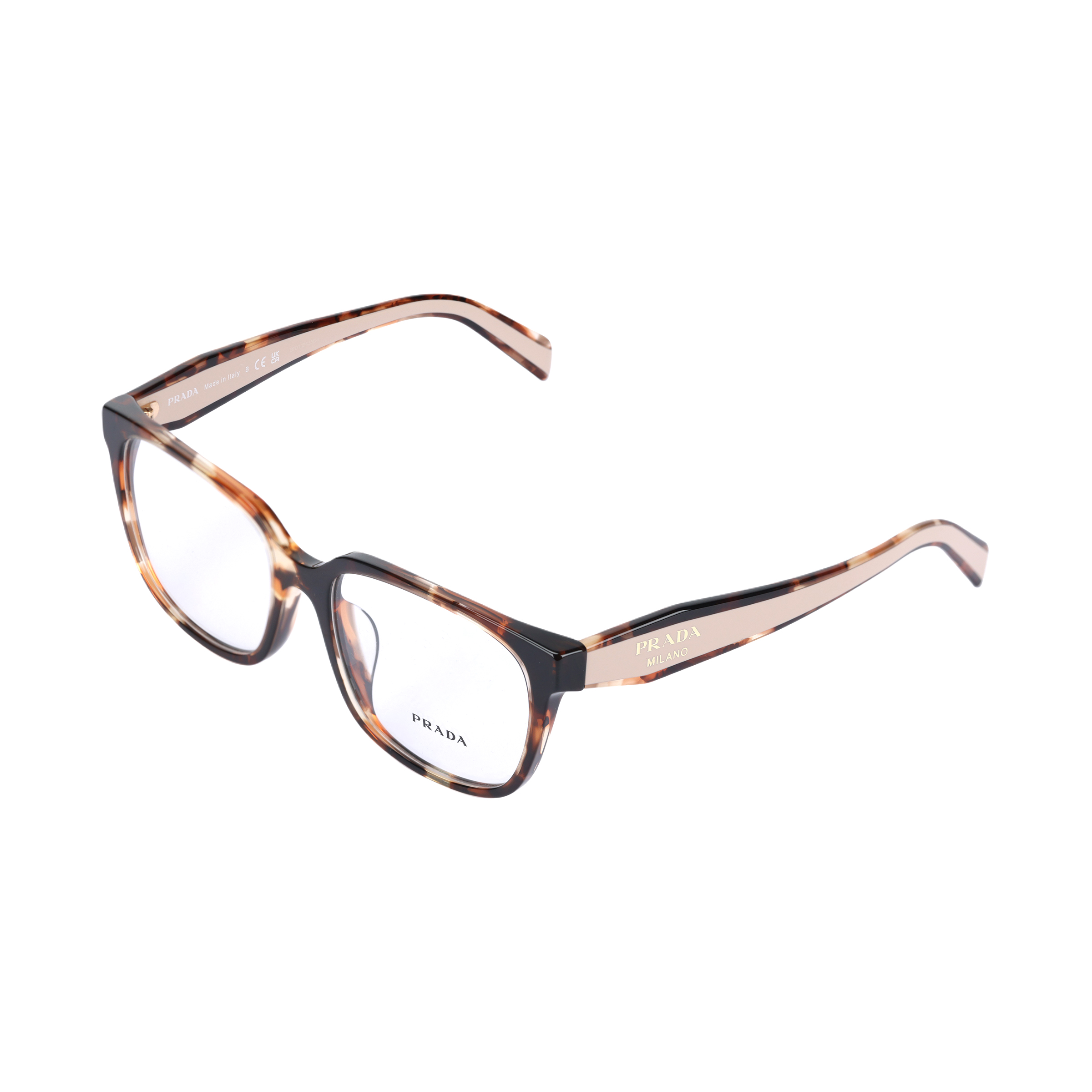 (Women) PRADA HERITAGE Travel Series Oval Optical Glasses Women Tortoiseshell VPR17Z-F-07R-1O1