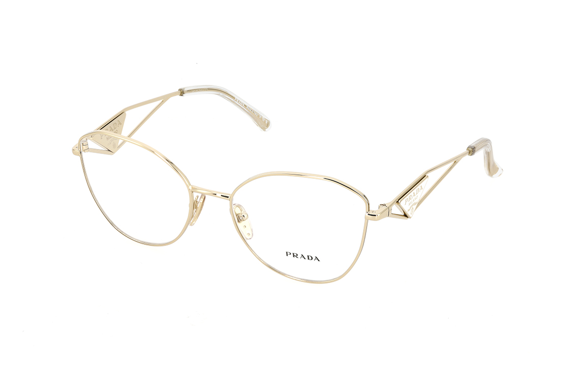 (Women) PRADA Stylish Elegant Alloy Irregular Optical Glasses Women PR52ZVZVN1O1