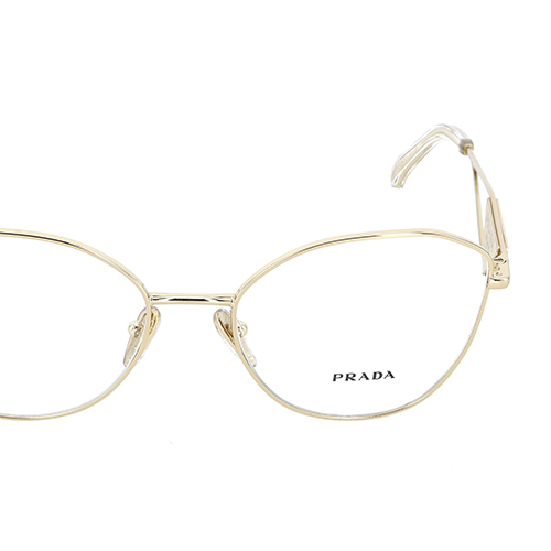 Purchase (W) 【可配镜】PRADA 时尚优雅合金不规则光学眼镜女款 PR52ZVZVN1O1