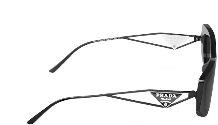 (W) 【可配近视】PRADA 女士时尚方形太阳镜 - 黑色 SPR14YE1ABF05S0C053 Purchase (W) 【可配近视】PRADA 女士时尚方形太阳镜 - 黑色 SPR14YE1ABF05S0C053