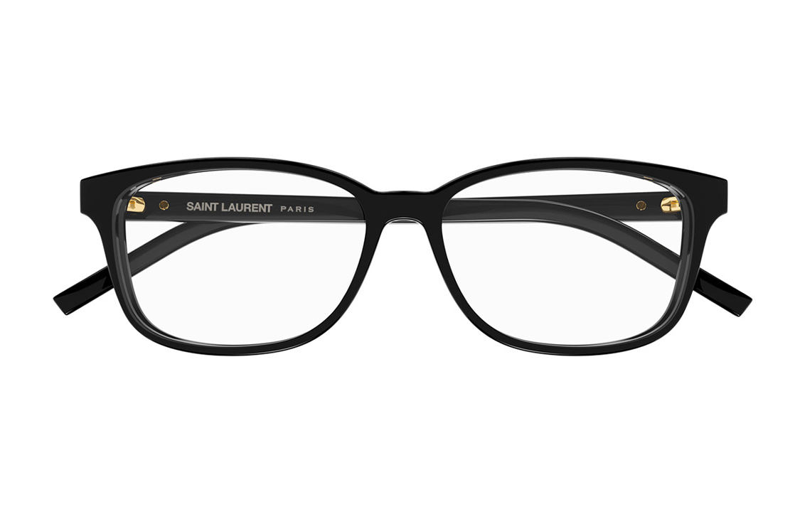 Lookbook (W) [Kacamata Resep Tersedia] Saint Laurent Bingkai Kacamata Kotak Hitam SL M109/F-001