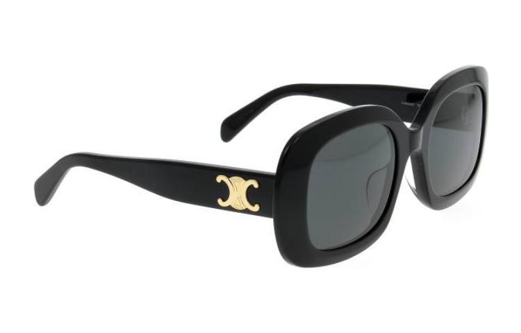(Women) 【Prescription Available】CELINE  Black Irregular Sunglasses with Logo Temples CL40262U01A 圖 4