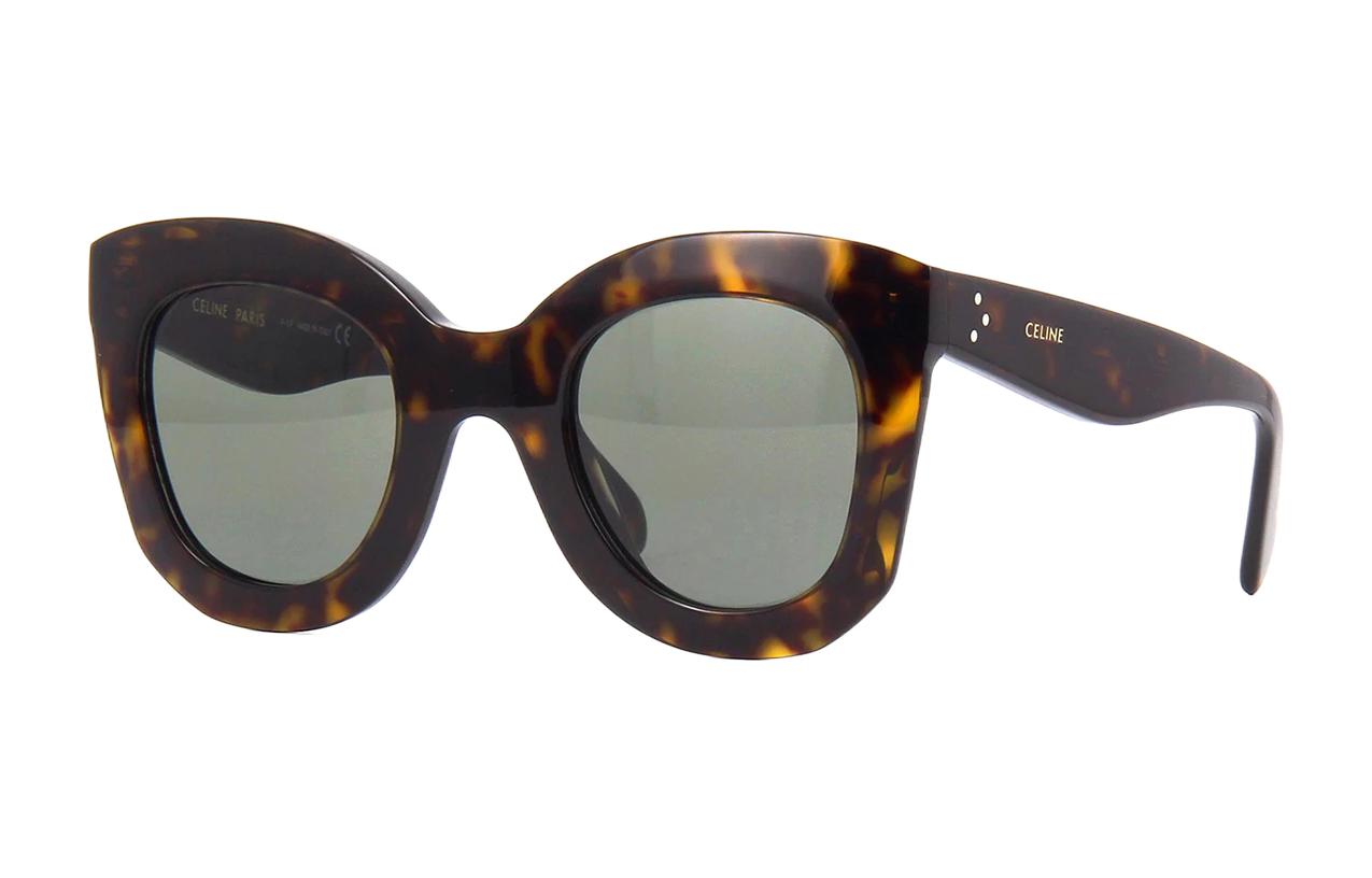(Women) CELINE Tortoiseshell Butterfly Sunglasses CL4005IN-52N