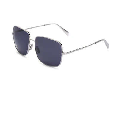 (Women) 【Prescription Available】CELINE Metal Square Sunglasses for Women - Silver. 4S284CMSB36SV