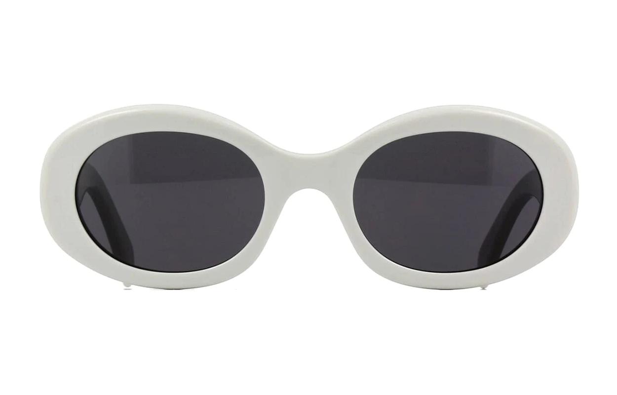 (Women) 【Prescription Available】CELINE Oval Cat Eye White Sunglasses CL40194U-5225A 圖 3