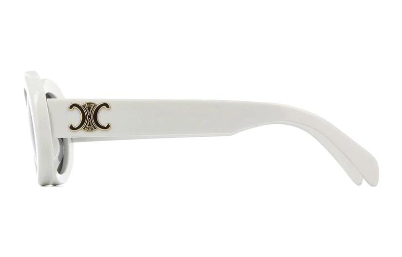 (Women) 【Prescription Available】CELINE Oval Cat Eye White Sunglasses CL40194U-5225A 圖 4