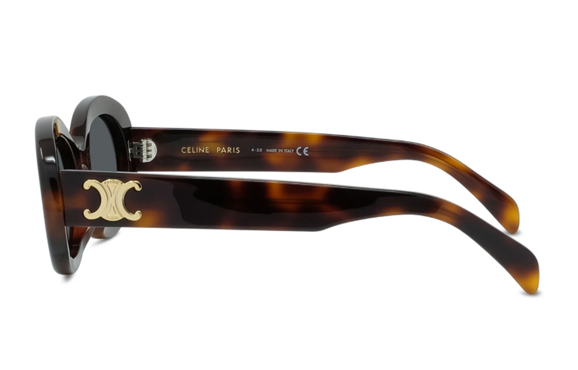 (Women) 【Prescription Available】CELINE Oval Frame Acetate Sunglasses for Women Tortoiseshell CL40194U-53A 圖 7