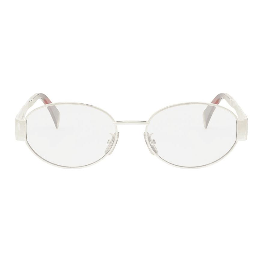 Lookbook (W) 【Disponible con Prescripción】Gafas Ópticas Ovaladas Doradas CELINE para Mujer CL50140U030