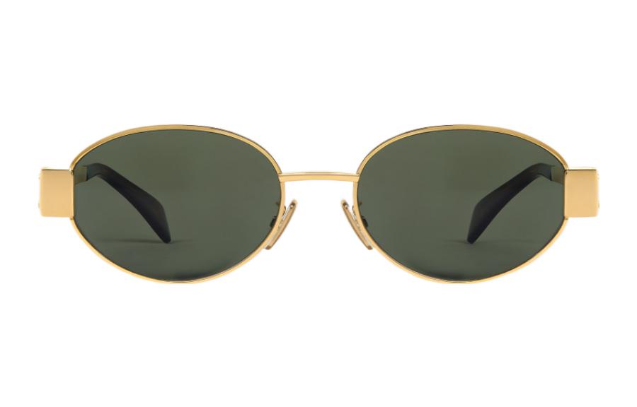 Lookbook (W) 【도수 가능】셀린느 트리옴페 메탈 오벌 선글라스 골드 여성용 CL40235U-30N