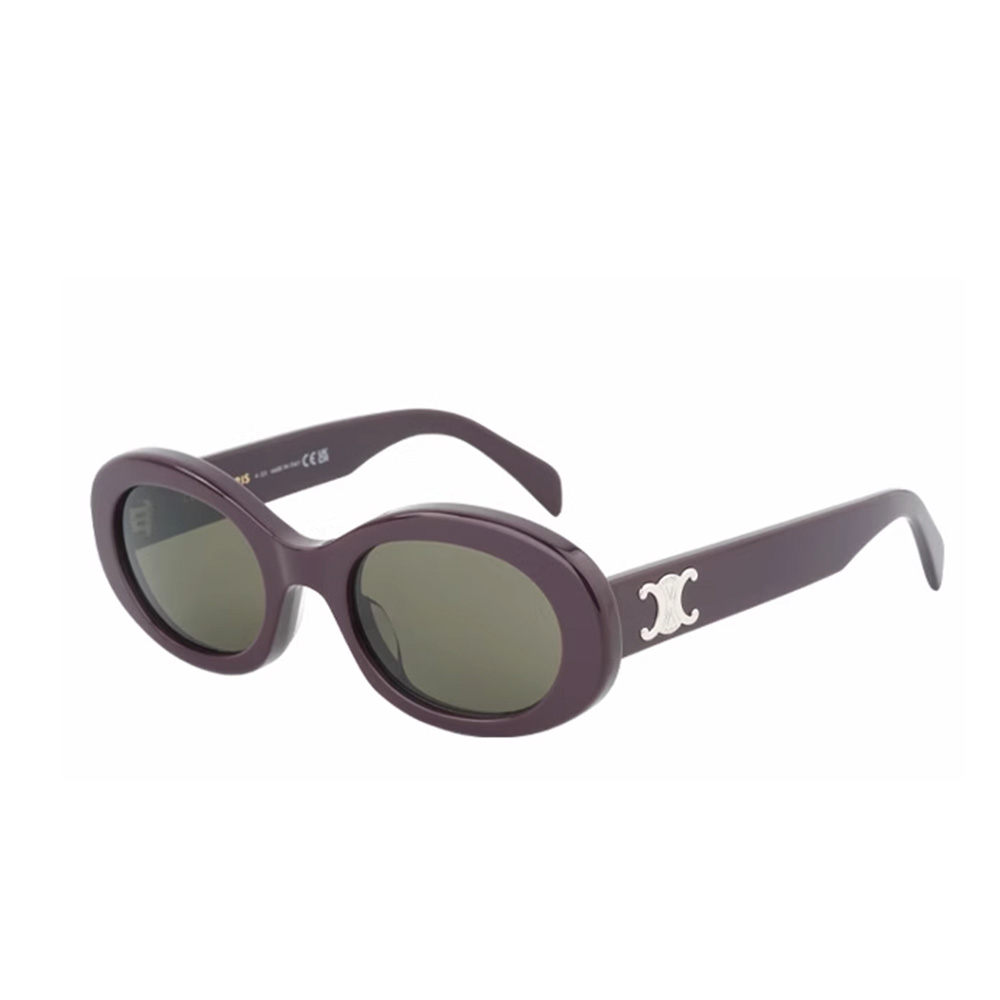 (Women) 【Prescription Available】CELINE Triomphe Oval Sunglasses for Women - Stylish Design 40194U 圖 14