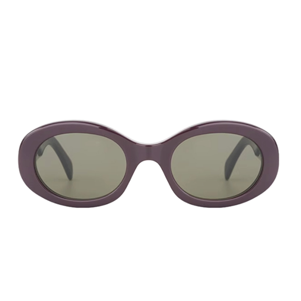 (Women) 【Prescription Available】CELINE Triomphe Oval Sunglasses for Women - Stylish Design 40194U 圖 15