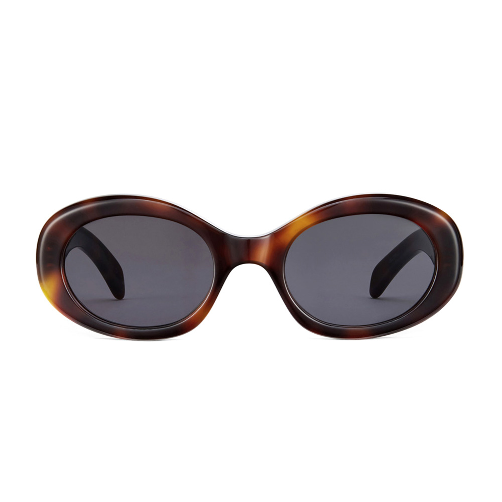 (Women) 【Prescription Available】CELINE Triomphe Oval Sunglasses for Women - Stylish Design 40194U 圖 3