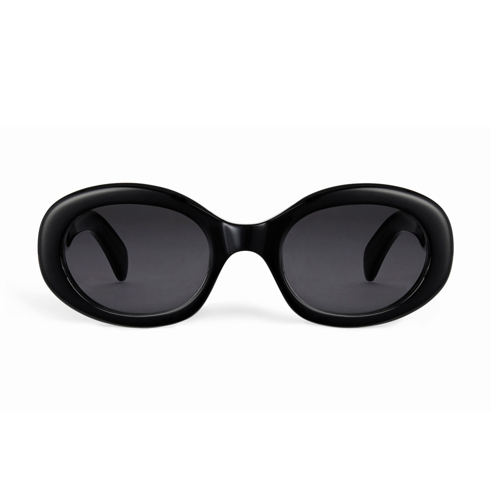 (Women) 【Prescription Available】CELINE Triomphe Oval Sunglasses for Women - Stylish Design 40194U 圖 6