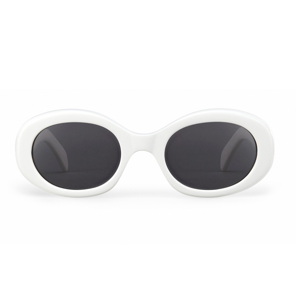 (Women) 【Prescription Available】CELINE Triomphe Oval Sunglasses for Women - Stylish Design 40194U 圖 9