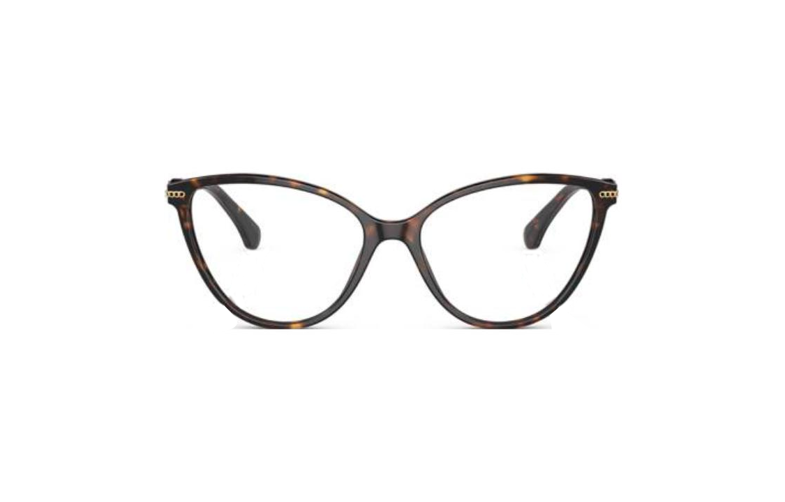 Lookbook (W) 【可配镜】CHANEL 龟壳色猫眼光学眼镜框 CH3457C714