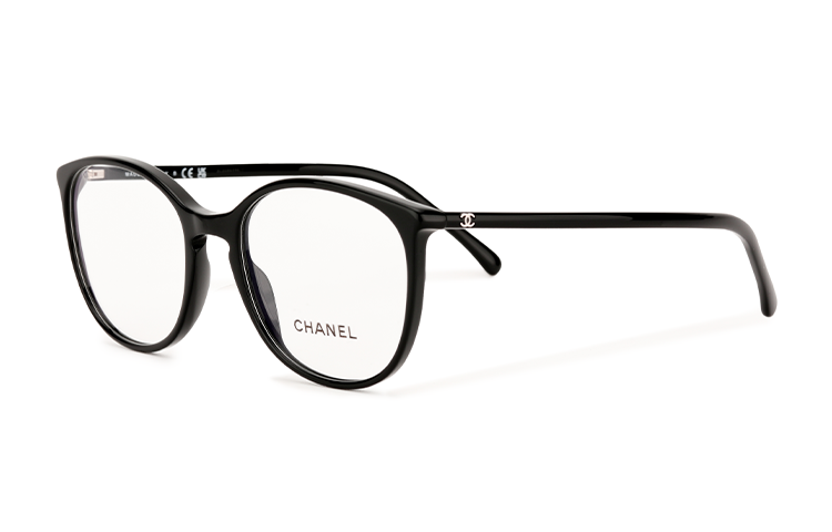 Order (W) 【可配镜片】香奈儿CHANEL双C圆形光学眼镜黑色款女士专用 CH3282-C501