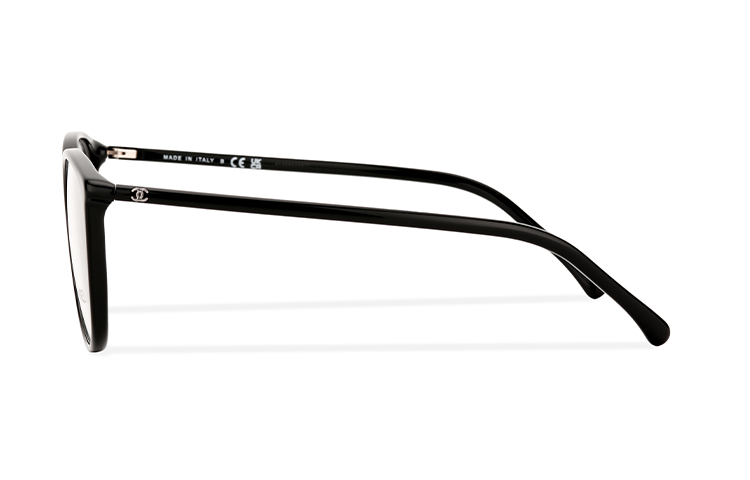 Shop (W) 【可配镜片】香奈儿CHANEL双C圆形光学眼镜黑色款女士专用 CH3282-C501