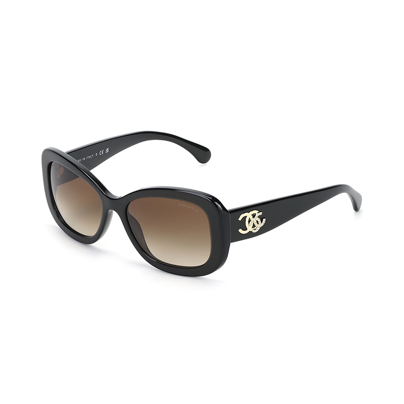 Buy (Women) CHANEL Fashion Retro Trendy Cat-eye Sunglasses CH5468B1706S5