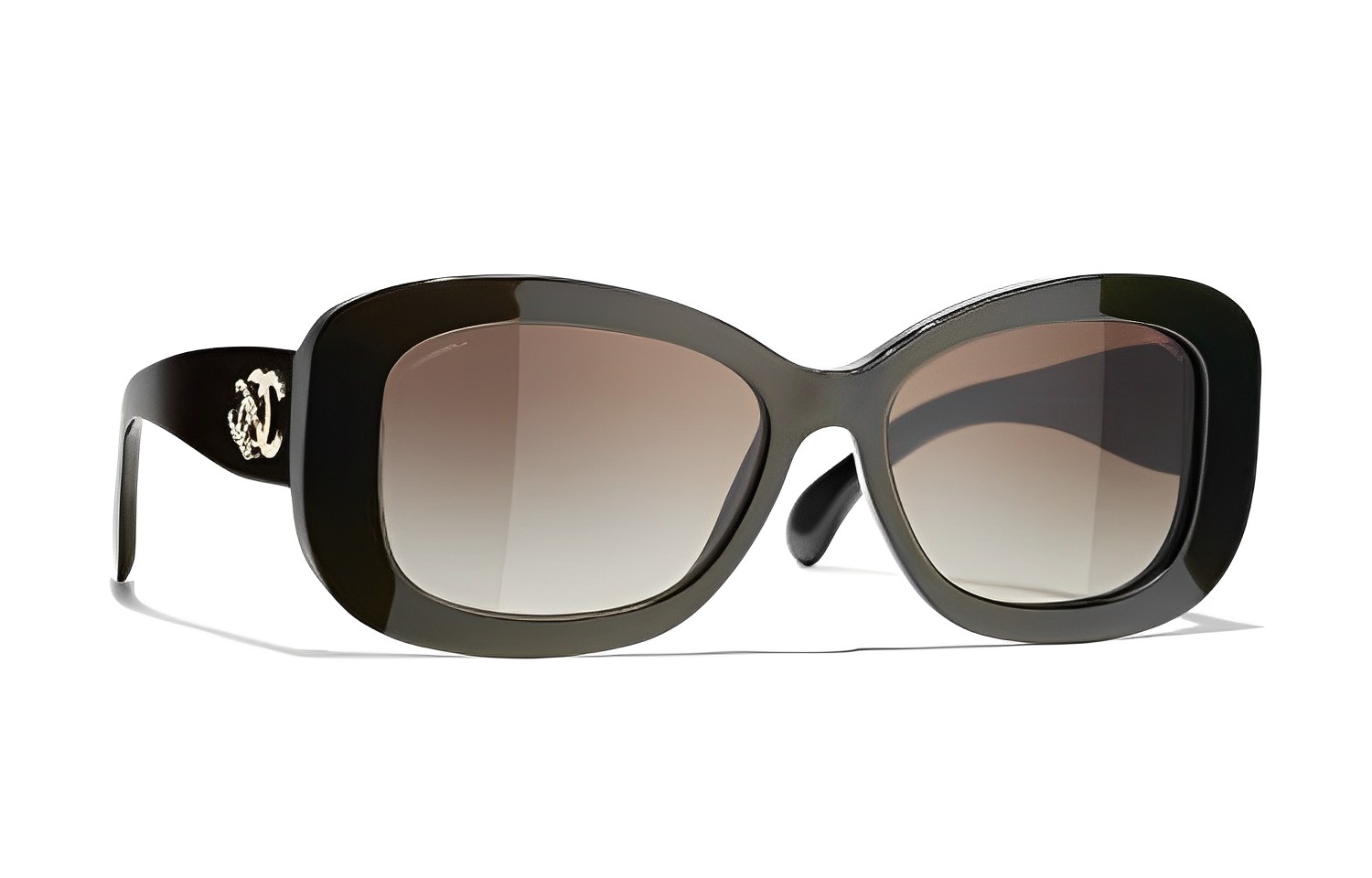 Shop (Women) CHANEL Fashion Retro Trendy Cat-eye Sunglasses CH5468B1706S5