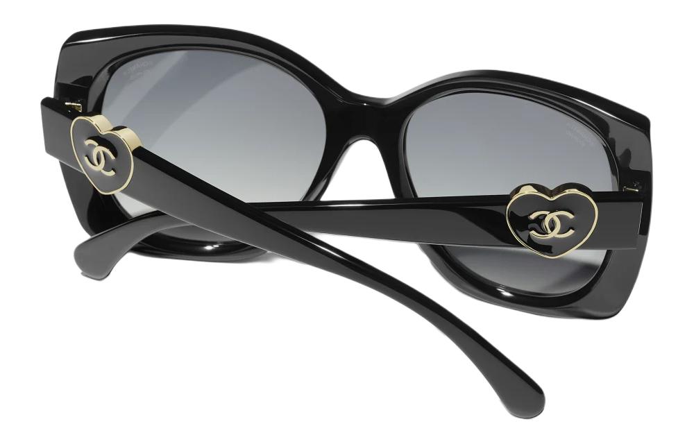 Purchase (W) 【Con Prescripción】Gafas de Sol Mujer CHANEL Logo Corazón Forma Irregular Negro ch5519-c622s8