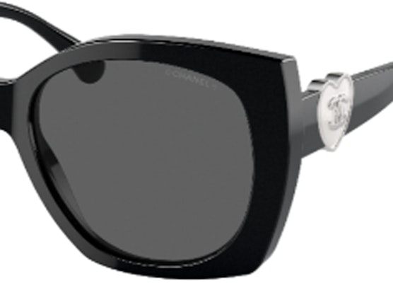 (W) 【Con Receta】Gafas de Sol CHANEL Logo Mariposa para Mujer - Negro 0CH5519 Shop (W) 【Con Receta】Gafas de Sol CHANEL Logo Mariposa para Mujer - Negro 0CH5519
