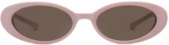 Shop (W) 【可配度數】Gentle Monster X Jennie 女款橢圓粉色墨鏡 Jennie - HushP7