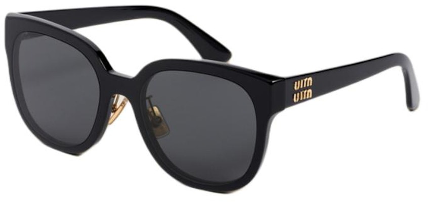 (W) 【Boleh Isi Preskripsi】MIU MIU Cermin Mata Hitam Segi Empat dengan Logo di Tepi SMU01Z_E1AB_F05S0_C_055 Order (W) 【Boleh Isi Preskripsi】MIU MIU Cermin Mata Hitam Segi Empat dengan Logo di Tepi SMU01Z_E1AB_F05S0_C_055