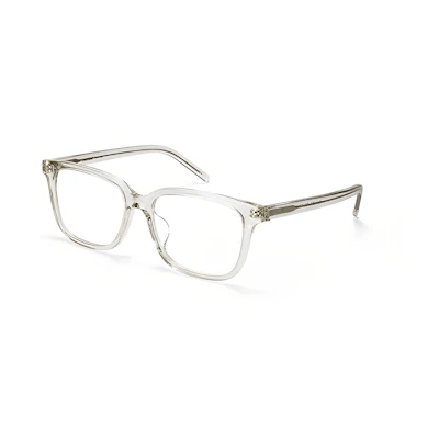 (Women) 【Prescription Available】SAINT LAURENT Square Optical Frames - Transparent Grey SL M110/F-006