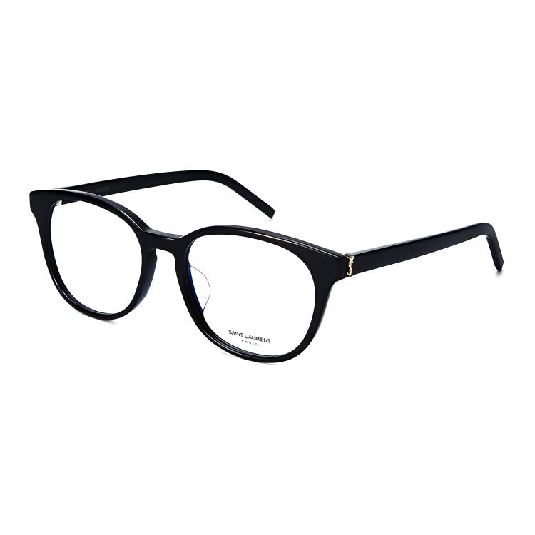 (Women) 【Prescription Available】SAINT LAURENT Capsule Vintage Black Oval Optical Eyeglasses Women SL M111/F-001