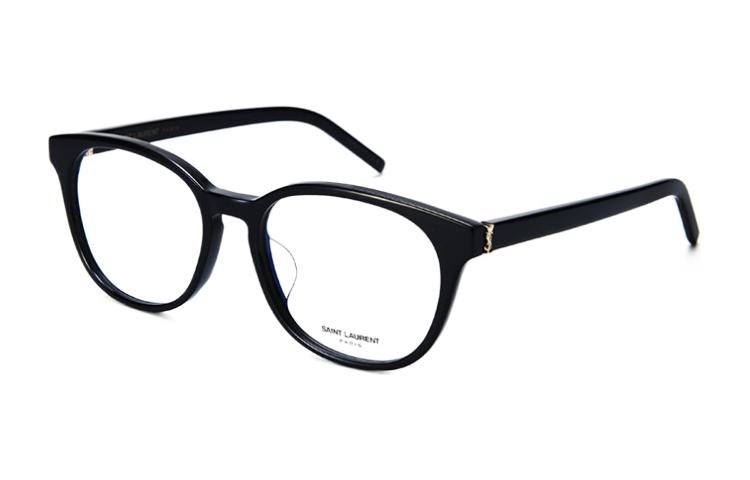 Order (Women) 【Prescription Available】SAINT LAURENT Capsule Vintage Black Oval Optical Eyeglasses Women SL M111/F-001