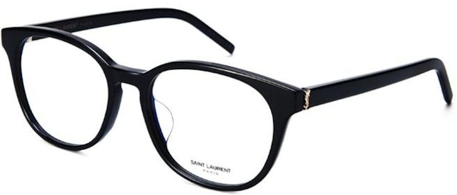 (Women) 【Prescription Available】SAINT LAURENT Capsule Vintage Black Oval Optical Eyeglasses Women SL M111/F-001 Order (Women) 【Prescription Available】SAINT LAURENT Capsule Vintage Black Oval Optical Eyeglasses Women SL M111/F-001