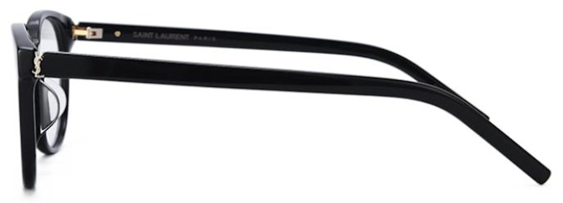 (Women) 【Prescription Available】SAINT LAURENT Capsule Vintage Black Oval Optical Eyeglasses Women SL M111/F-001 Shop (Women) 【Prescription Available】SAINT LAURENT Capsule Vintage Black Oval Optical Eyeglasses Women SL M111/F-001