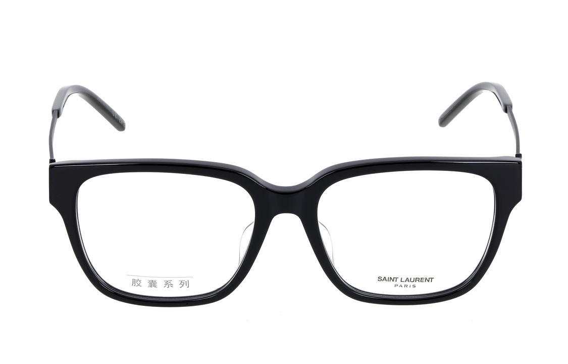 Lookbook (Women) 【Prescription Available】YSL Saint Laurent Capsule Series Square Optical Glasses Black SLM48O-A/F-001