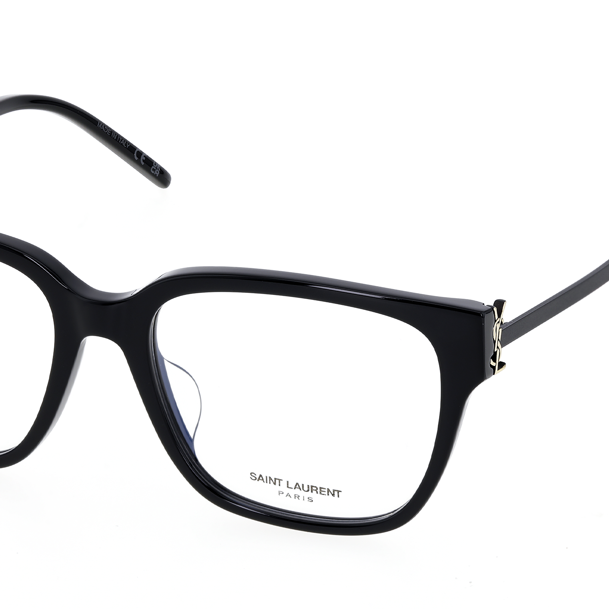 Details for (Women) 【Prescription Available】YSL Saint Laurent Capsule Series Square Optical Glasses Black SLM48O-A/F-001
