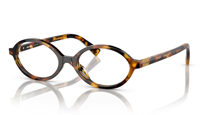 (W) 【可配度数】MIU MIU 椭圆眼镜 玳瑁色标志框架 MU01XV VAU1O1 Order (W) 【可配度数】MIU MIU 椭圆眼镜 玳瑁色标志框架 MU01XV VAU1O1