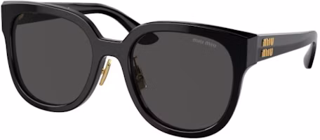 Order (W) 【Compatible con Graduación】 Gafas de Sol Cuadradas MIU MIU Mujer - Negro 0MU01ZS1AB5S0