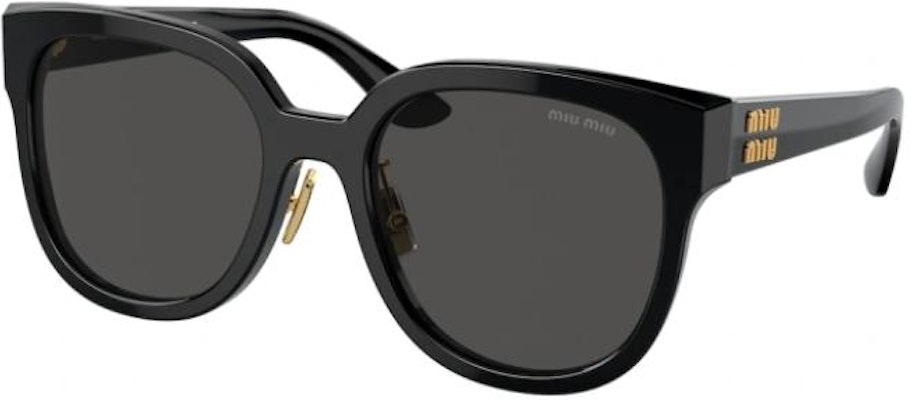 (W) 【Boleh Cermin Mata Preskripsi】 MIU MIU Square Wanita - Hitam 0MU01ZS1AB5S0 Order (W) 【Boleh Cermin Mata Preskripsi】 MIU MIU Square Wanita - Hitam 0MU01ZS1AB5S0