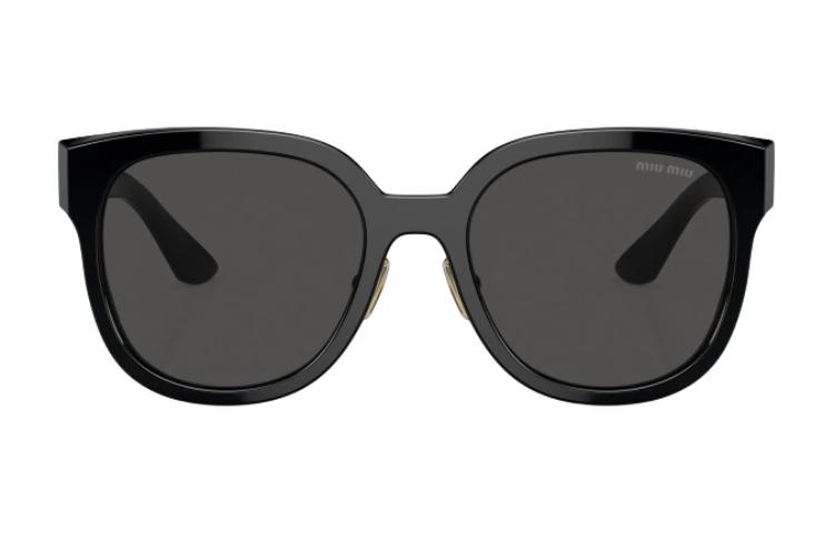 Lookbook (W) 【Boleh Cermin Mata Preskripsi】 MIU MIU Square Wanita - Hitam 0MU01ZS1AB5S0